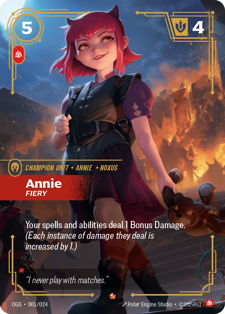 Annie — Fiery